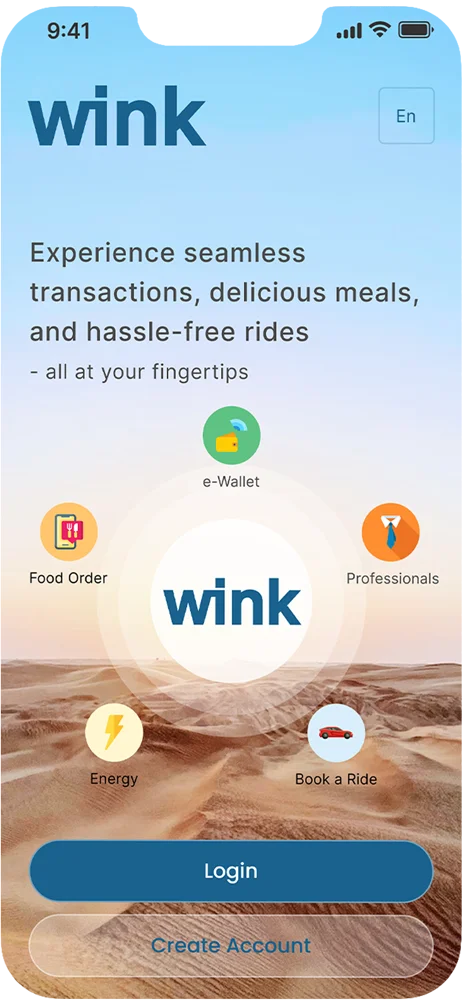 Wink App Screenshot