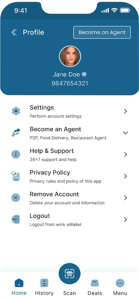 Wink App Screenshot